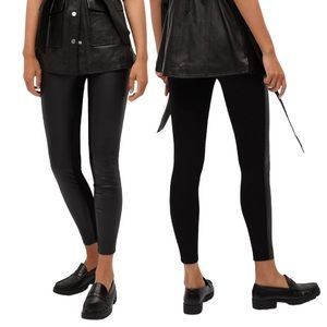 Mango Contrast Panel Leggings